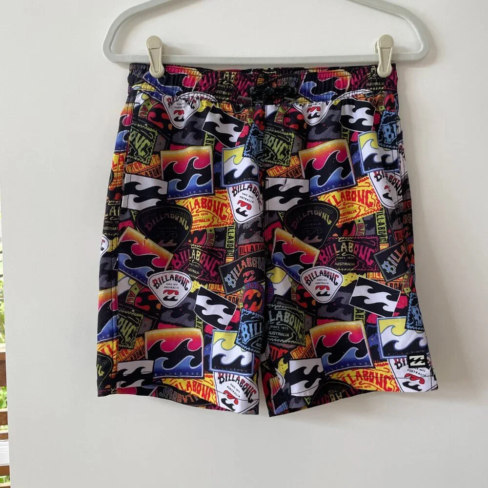 Billabong Boy's Recycler  Sunday Layback Swim Trunks, Size‎ Large, ABBBS00141